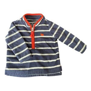 3/10$ Carters Fleece Baby Sweater 6M (half zip)